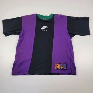 Vintage 90s Nike Air Color Block T Shirt Size Large USA
